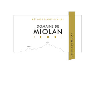 Etiquette mousseux etoile miolan